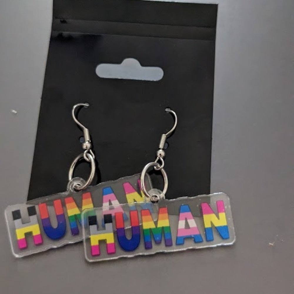 Human Pride Earrings